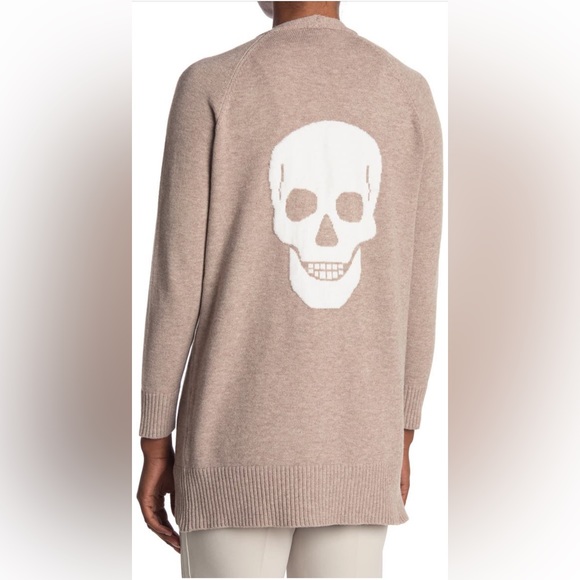 Sweet Romeo Sweaters - Skull Cardigan